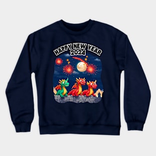 Happy Lunar New Year of the Dragon 2024 Crewneck Sweatshirt